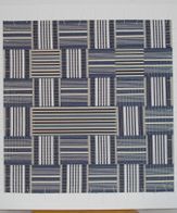 Stripe Remix blue # 2 (50 x 50 cm)