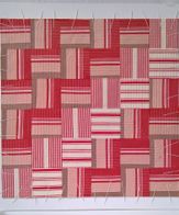 Stripe Remix red # 3 (50 x 50 cm)