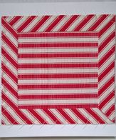 Stripe Remix red # 2 (50 x 50 cm)